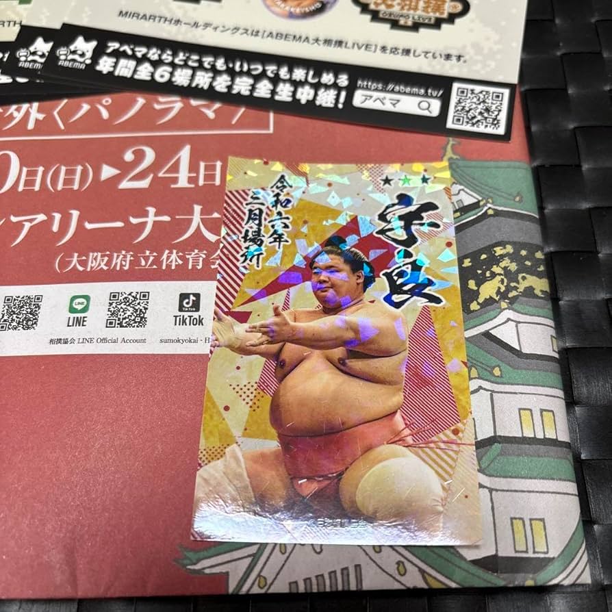 Amazon.co.jp: 大相撲コレクション 三月場所限定 ステッカー